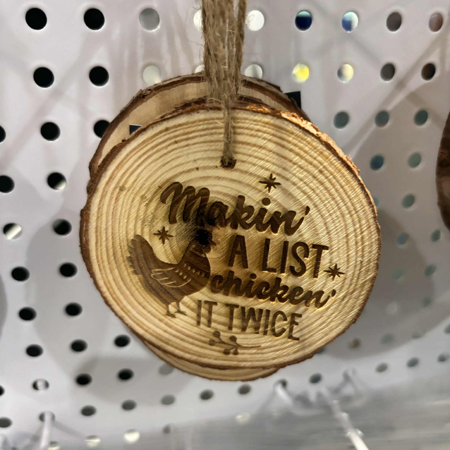 Wood Slice Ornaments
