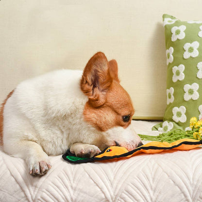 HugSmart Pet - Squeakin’ Vegetables | Carrot - Dog Plush Toy