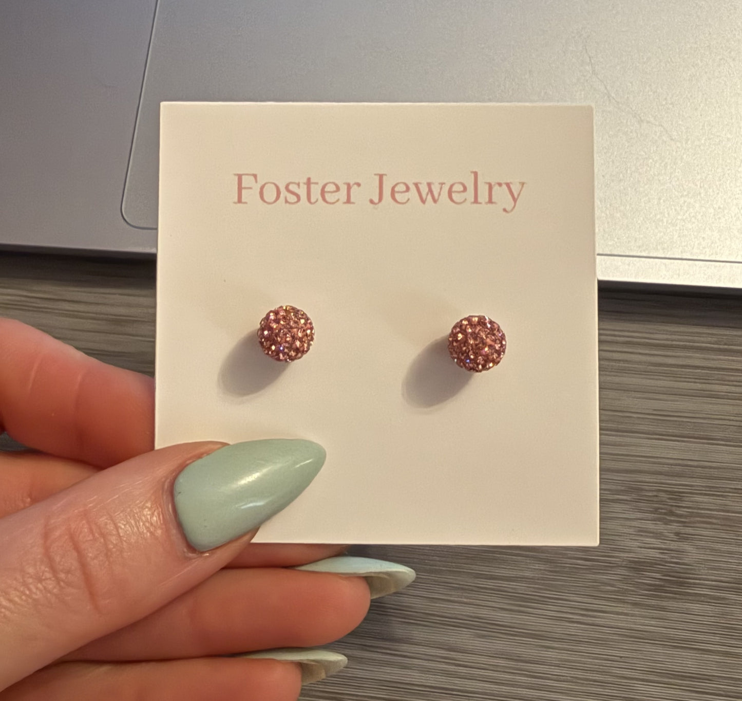 8mm Pave stud