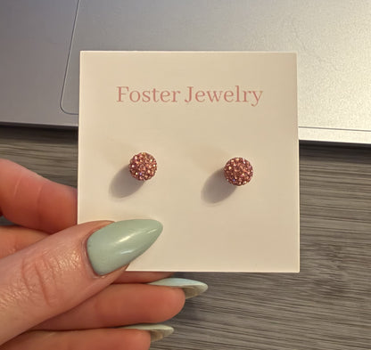 8mm Pave stud
