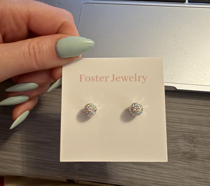 8mm Pave stud