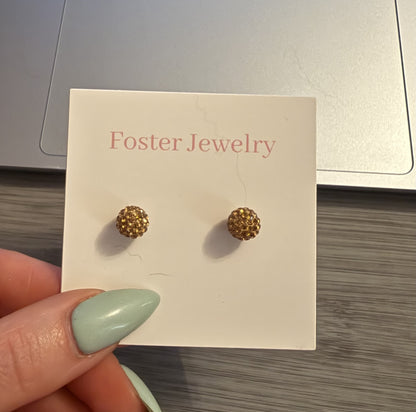 8mm Pave stud