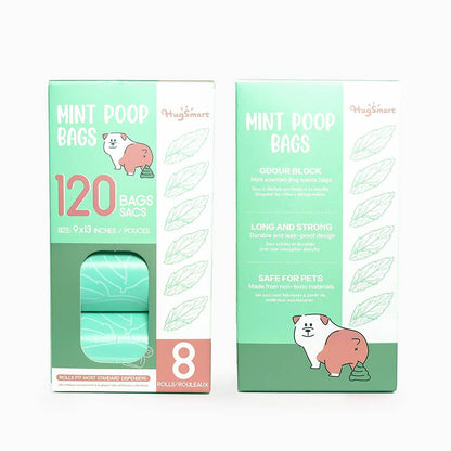 HugSmart Pet - Poop  Bag | Mint Poop Bags
8pack