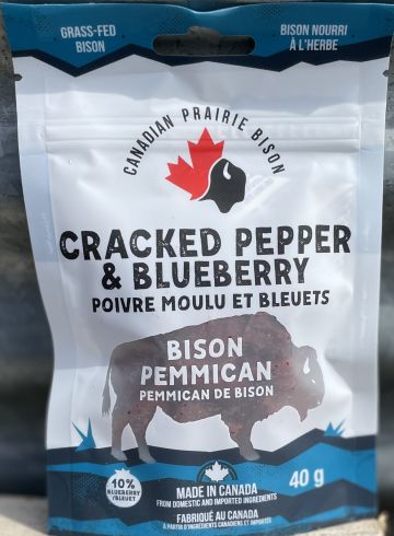 Bison Pemmican - Cracked Pepper & Blueberry