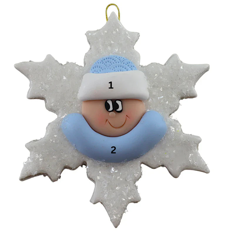 Snowflake Baby Ornaments