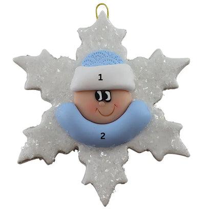 Snowflake Baby Ornaments