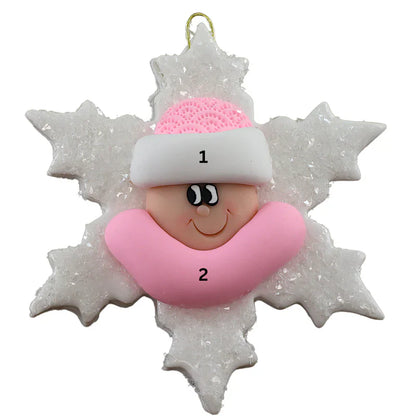 Snowflake Baby Ornaments