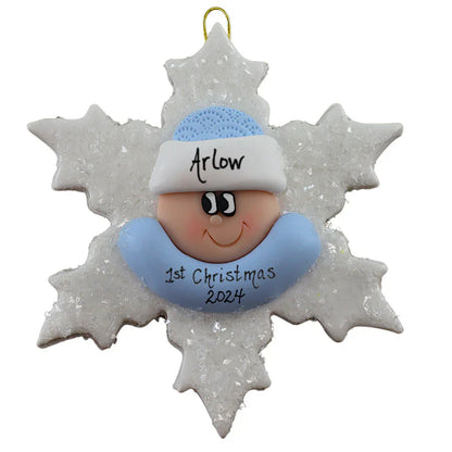 Snowflake Baby Ornaments