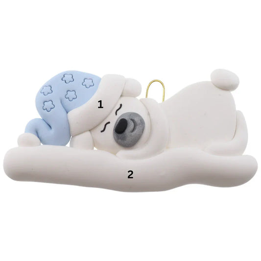 Polar Bear Baby Ornaments