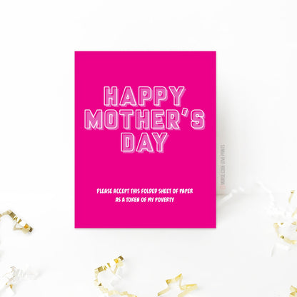Folded Paper | Mother's Day | Holiday Card