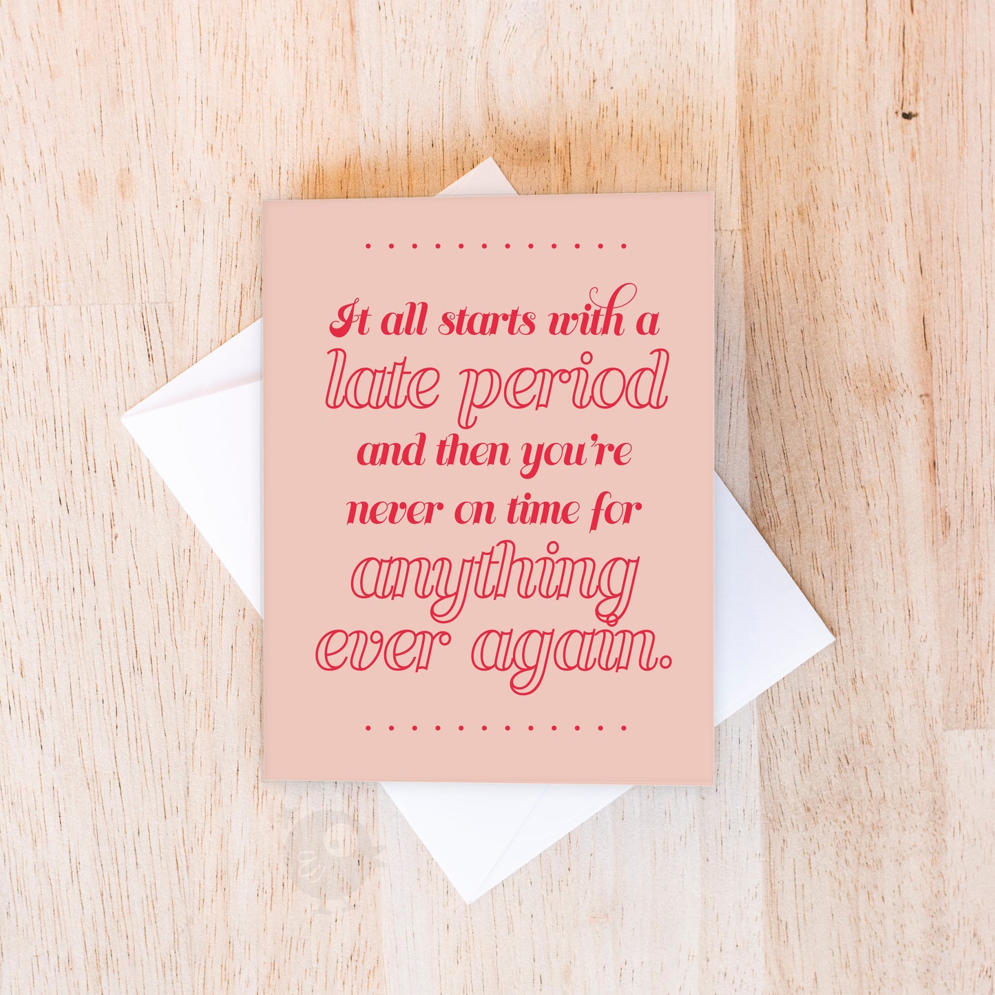 Late | Baby Card