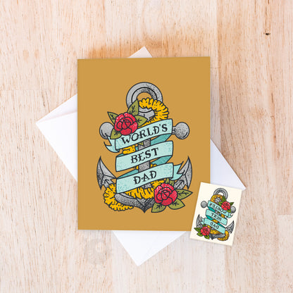 Tattoo Dad | Father's Day | Specialty Holiday Card