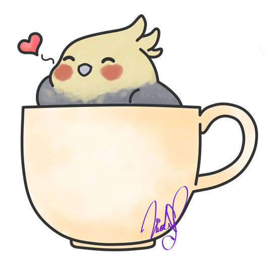 Cocka-TEA-l Sticker