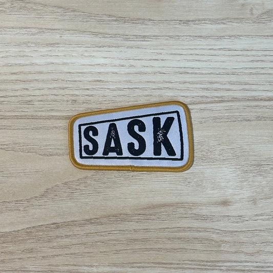 Sask Iron on Patch