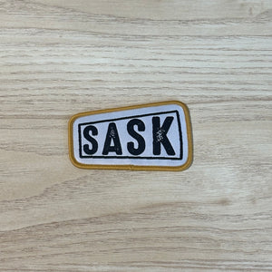 Sask Iron on Patch