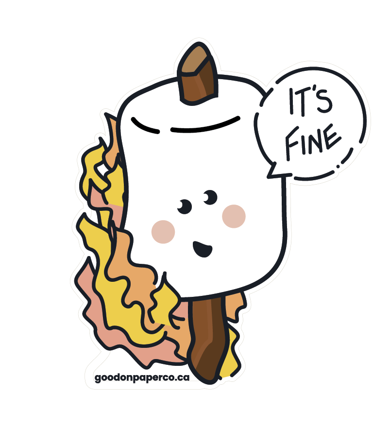 Marshmallow | Fridge Magnet