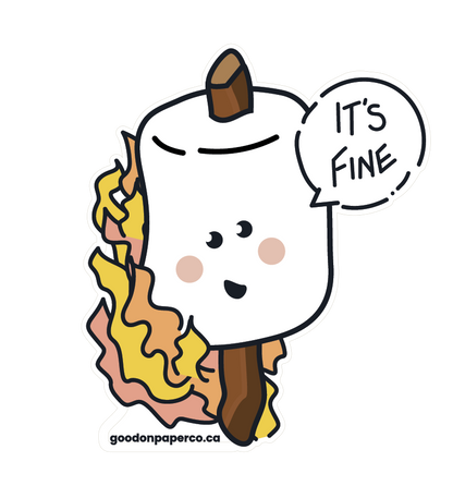 Marshmallow | Fridge Magnet