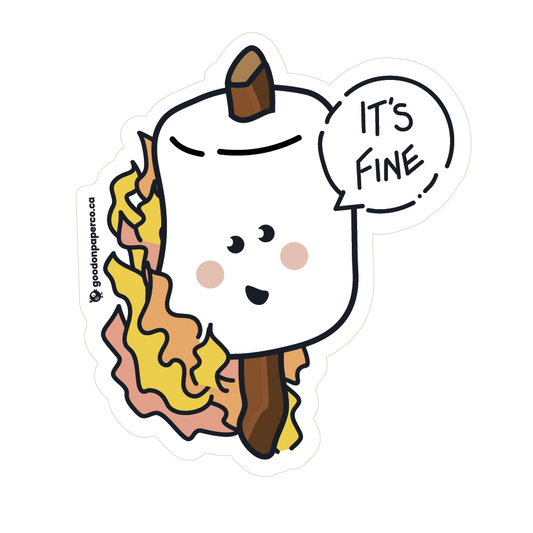 Marshmallow | Vinyl Sticker