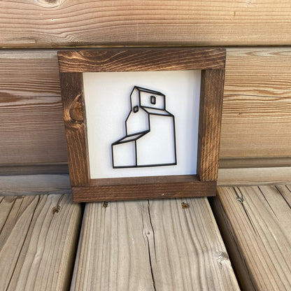 Grain Elevator Mini Sign