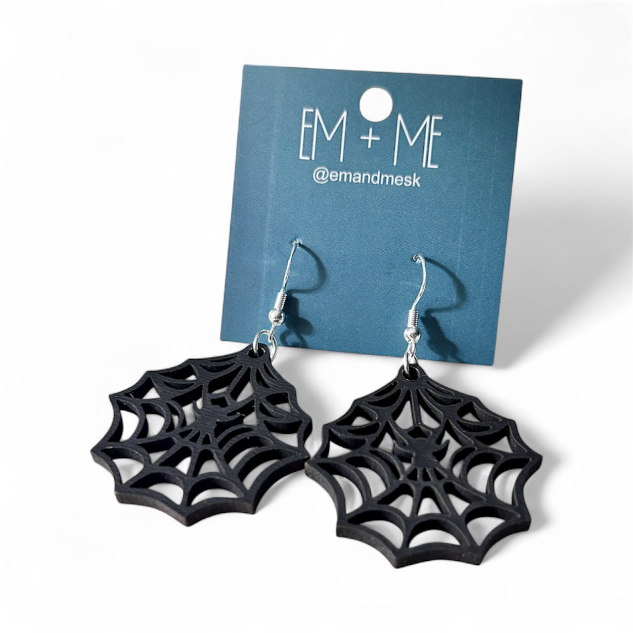 Halloween wooden dangle earrings