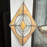 Diamond Shaped Stained Glass