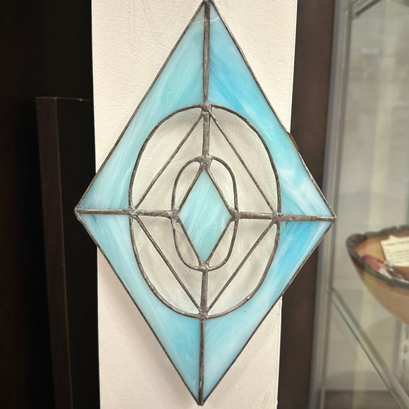 Diamond Shaped Stained Glass