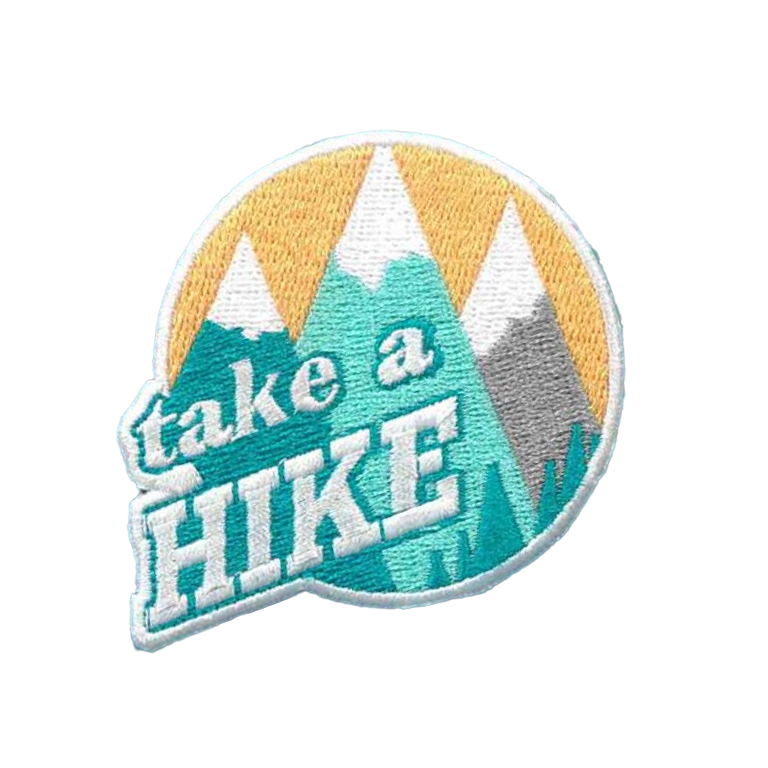 Take a Hike | Teal | Embroidered Patch