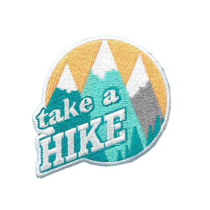 Take a Hike | Teal | Embroidered Patch