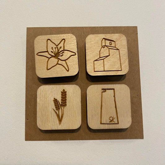 Sask Magnets 4pk