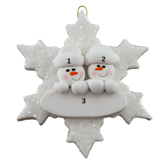 Snowflake Family Ornaments
