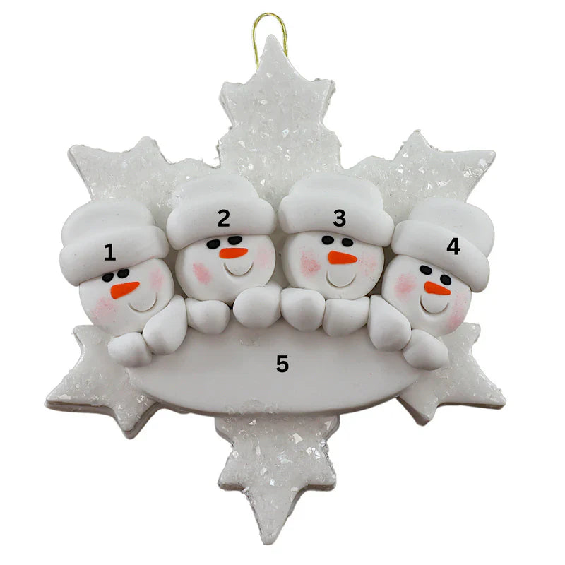 Snowflake Family Ornaments