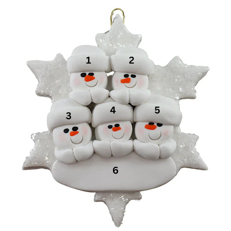 Snowflake Family Ornaments