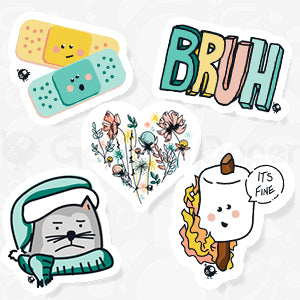 Mini Minor Stickers Mini Stickers | Vinyl Sticker – HandmadeSask