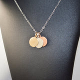 Round Coin Necklace - Engravable