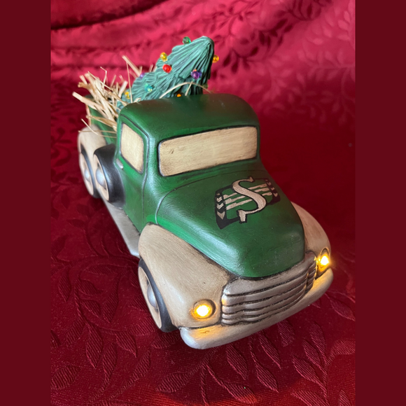 Saskatchewan Roughrider Antique Truck