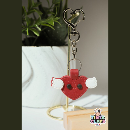 Angel Heart Keychain