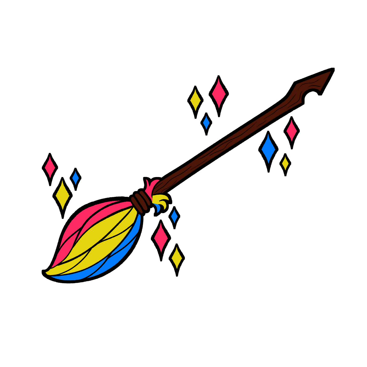 Pride Brooms Sticker Collection