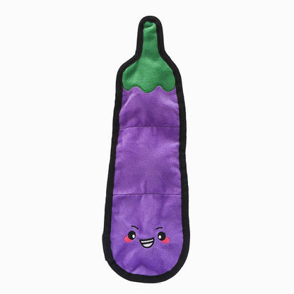 HugSmart Pet - Squeakin’ Vegetables | Eggplant - Plush Toy