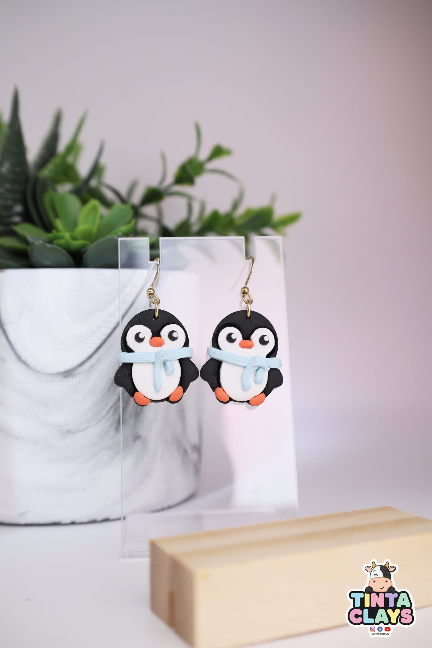 Adorable Winter Penguin Dangle