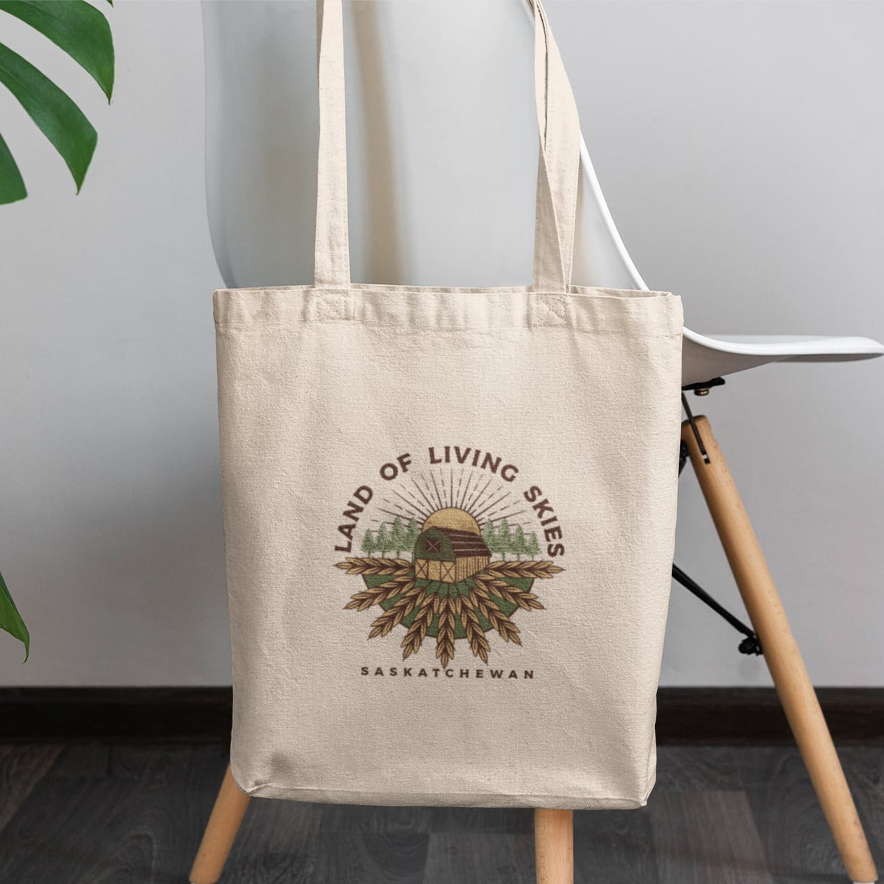 FLAT Saskatchewan Tote Bags