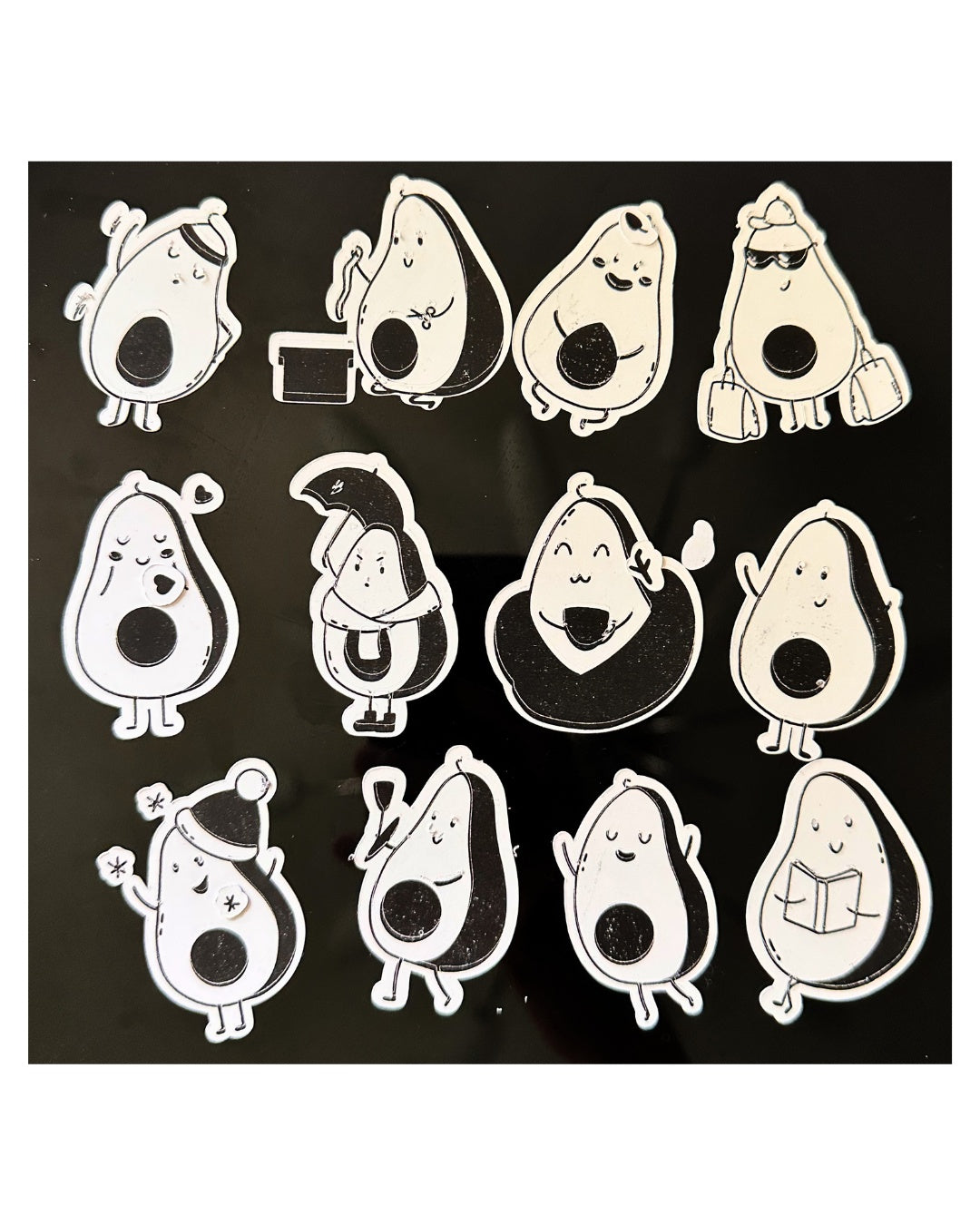 Avocado - Sand Art Sticker Kit/Crafting Gif