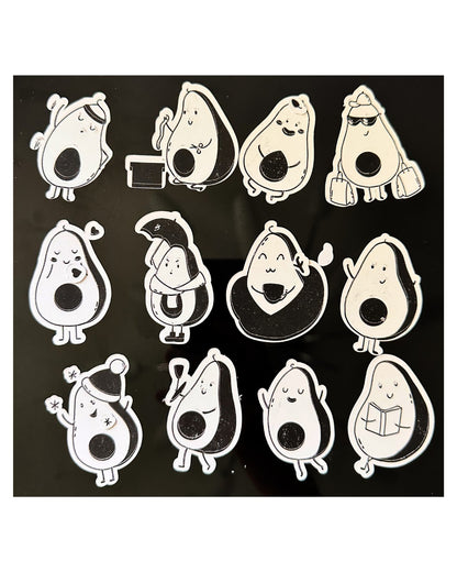 Avocado - Sand Art Sticker Kit/Crafting Gif
