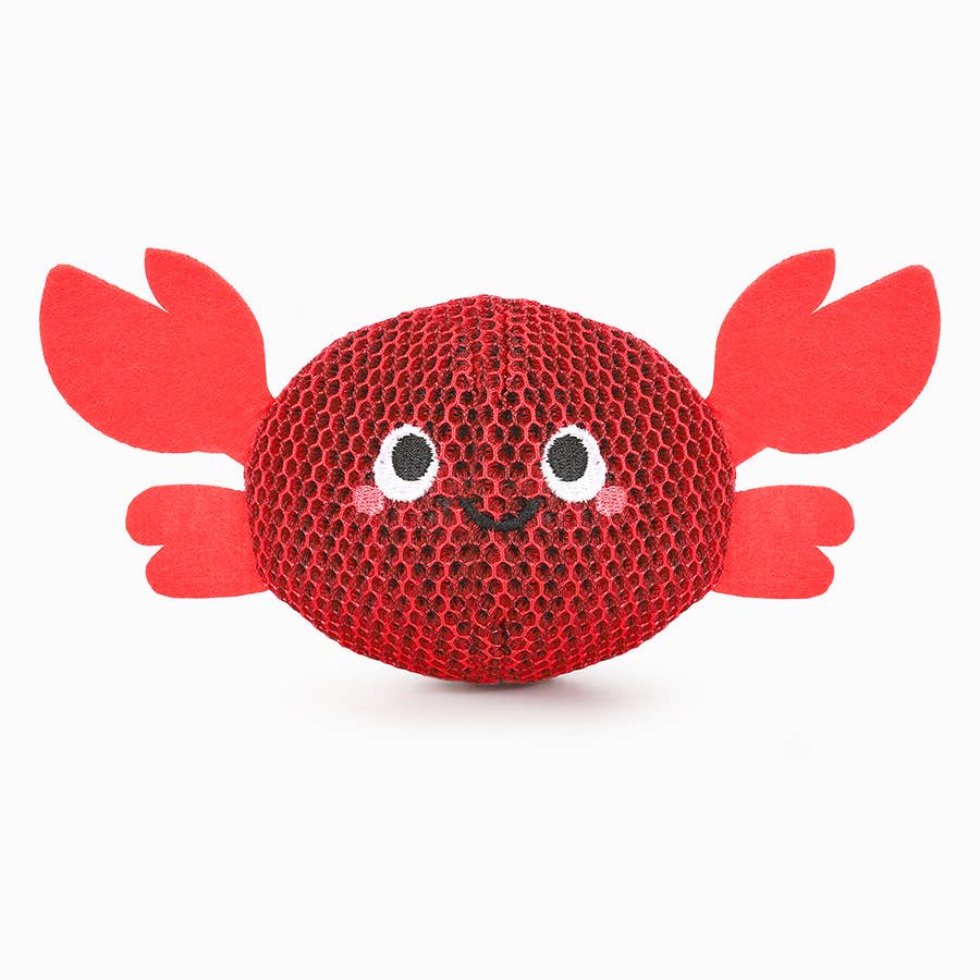 HugSmart Pet - Ocean Pals | Crab - Dog Ball Toy