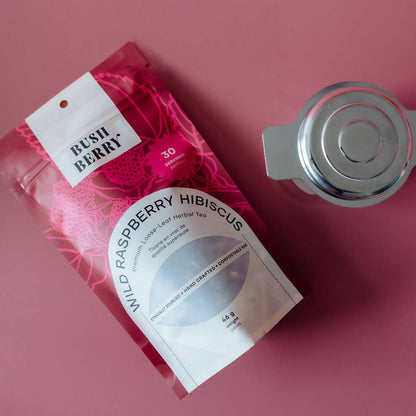 Organic Wild Raspberry Hibiscus Tea