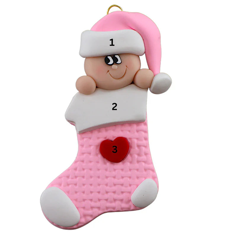 Stocking Baby Ornaments