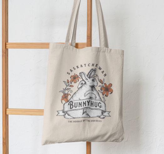 FLAT Saskatchewan Tote Bags