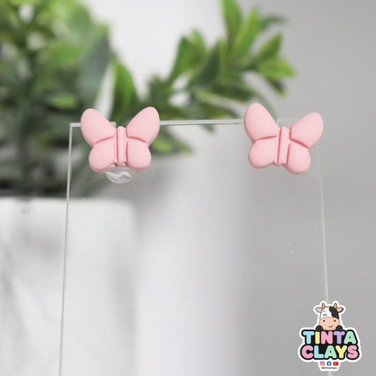 Butterfly Polymer Clay Stud Earrings