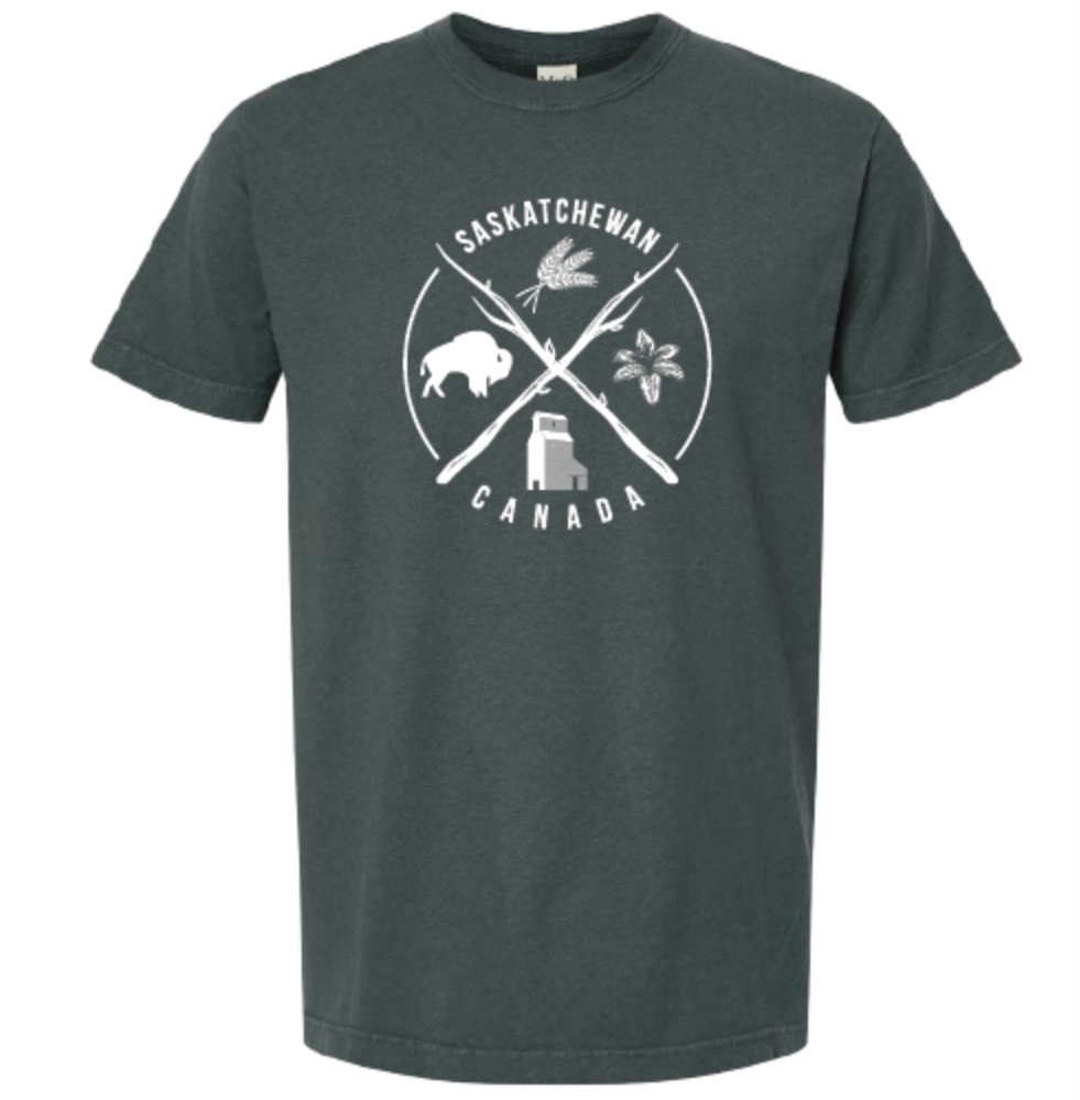 FLAT // Saskatchewan Crossed Sticks / Unisex Tshirt