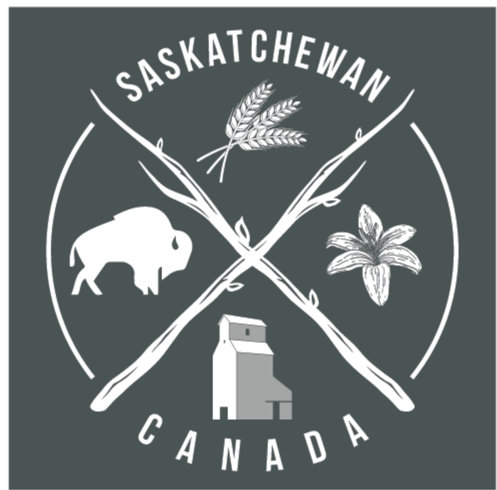 FLAT // Saskatchewan Crossed Sticks / Unisex Tshirt