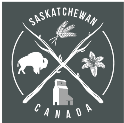 FLAT // Saskatchewan Crossed Sticks / Unisex Tshirt